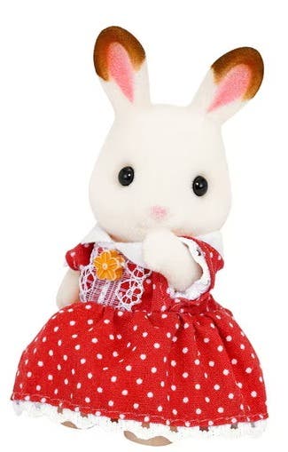 White chocolate rabbit vía sylvanian families