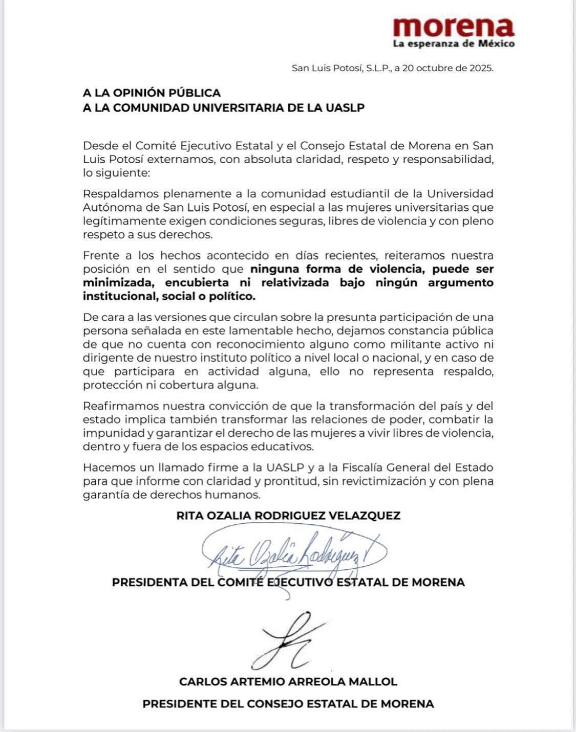 Comunicado