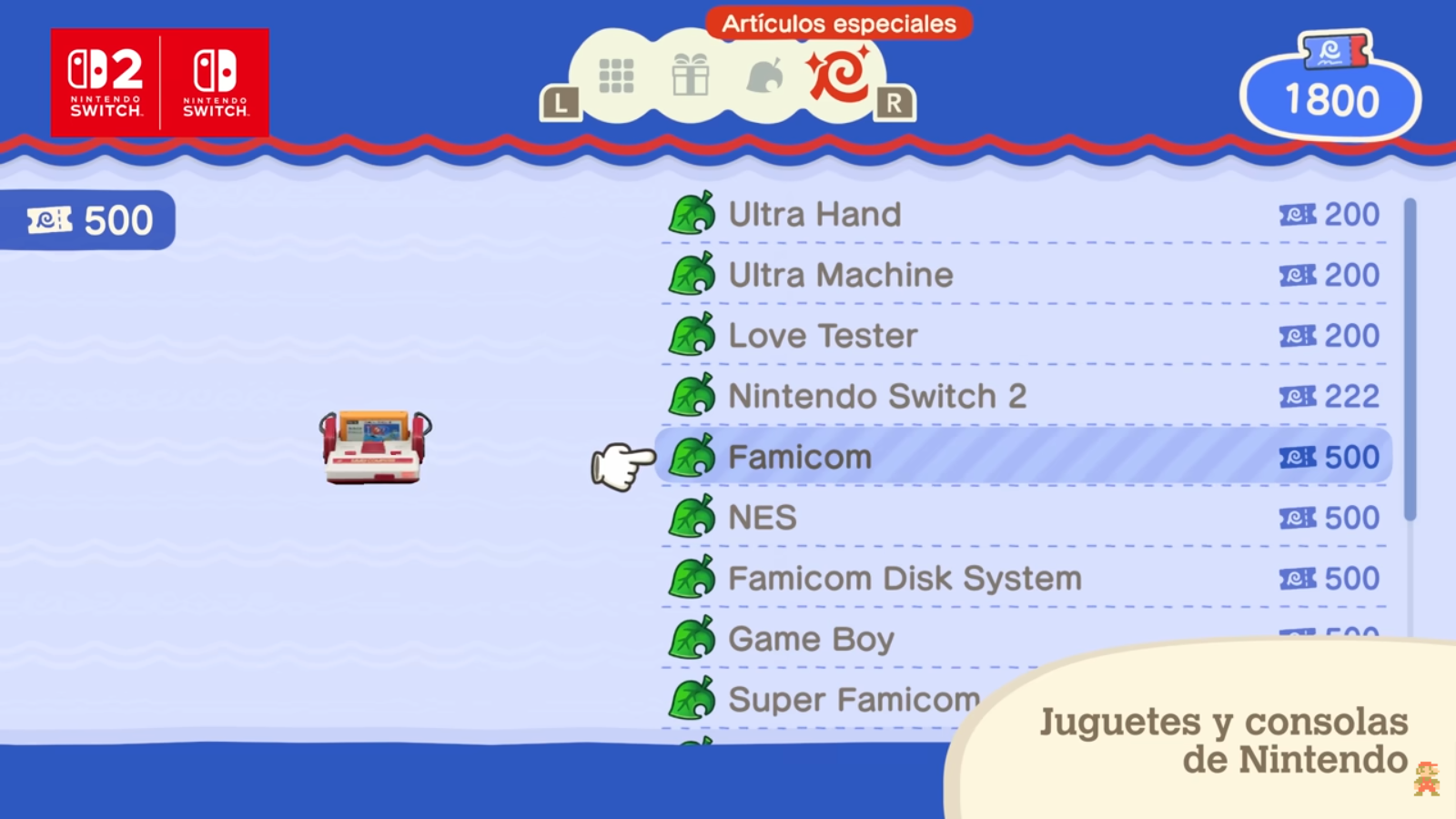 consolas animal crossing