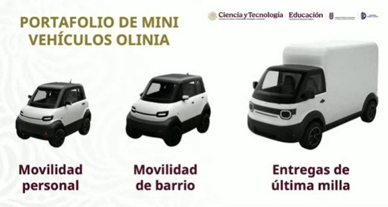Olinia modelos autos electricos