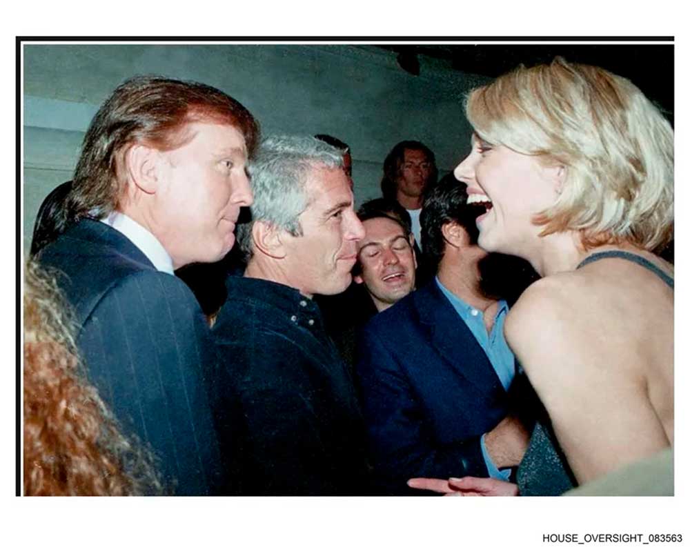 Trump con Epstein