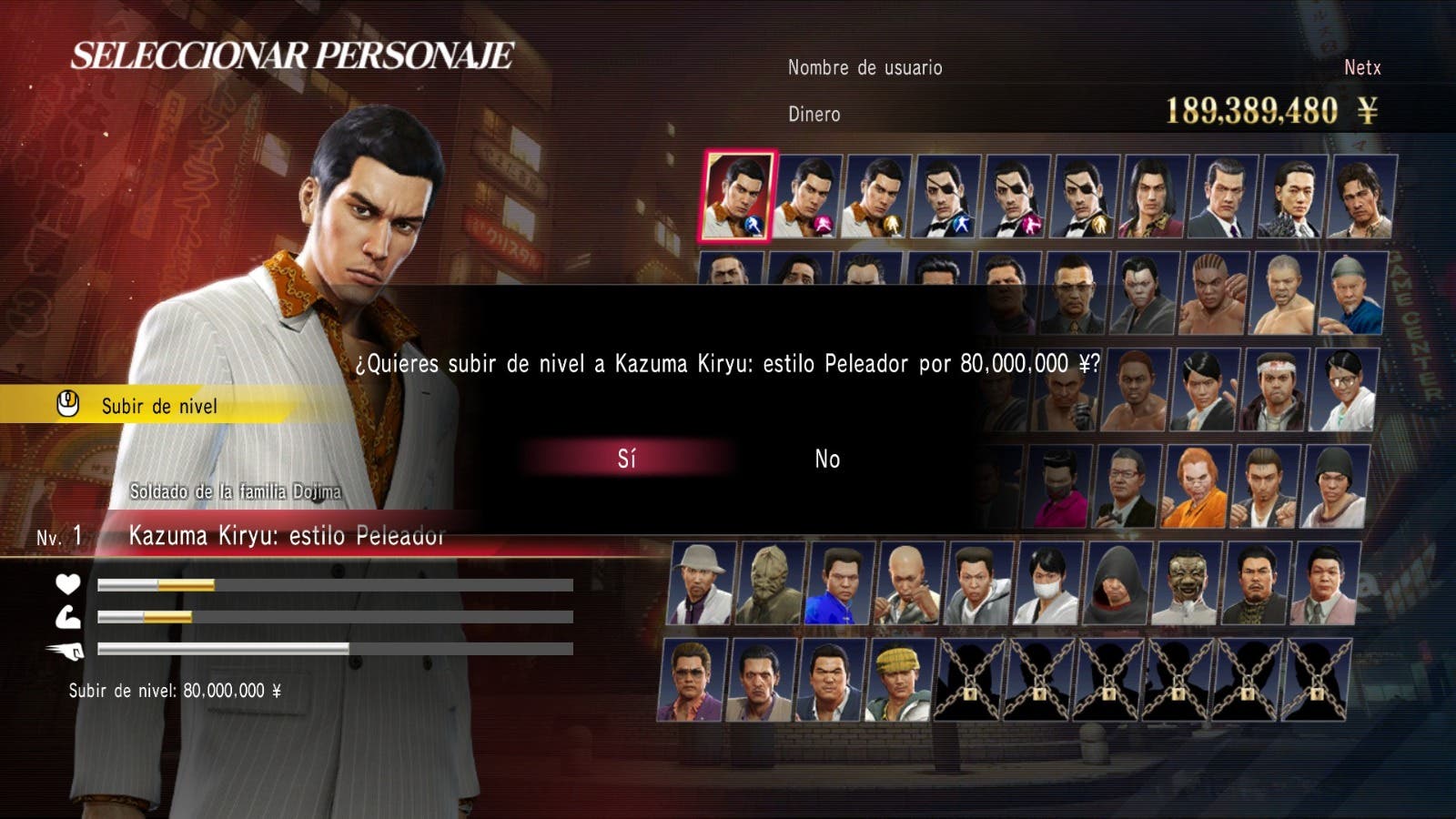 personajes Yakuza 0