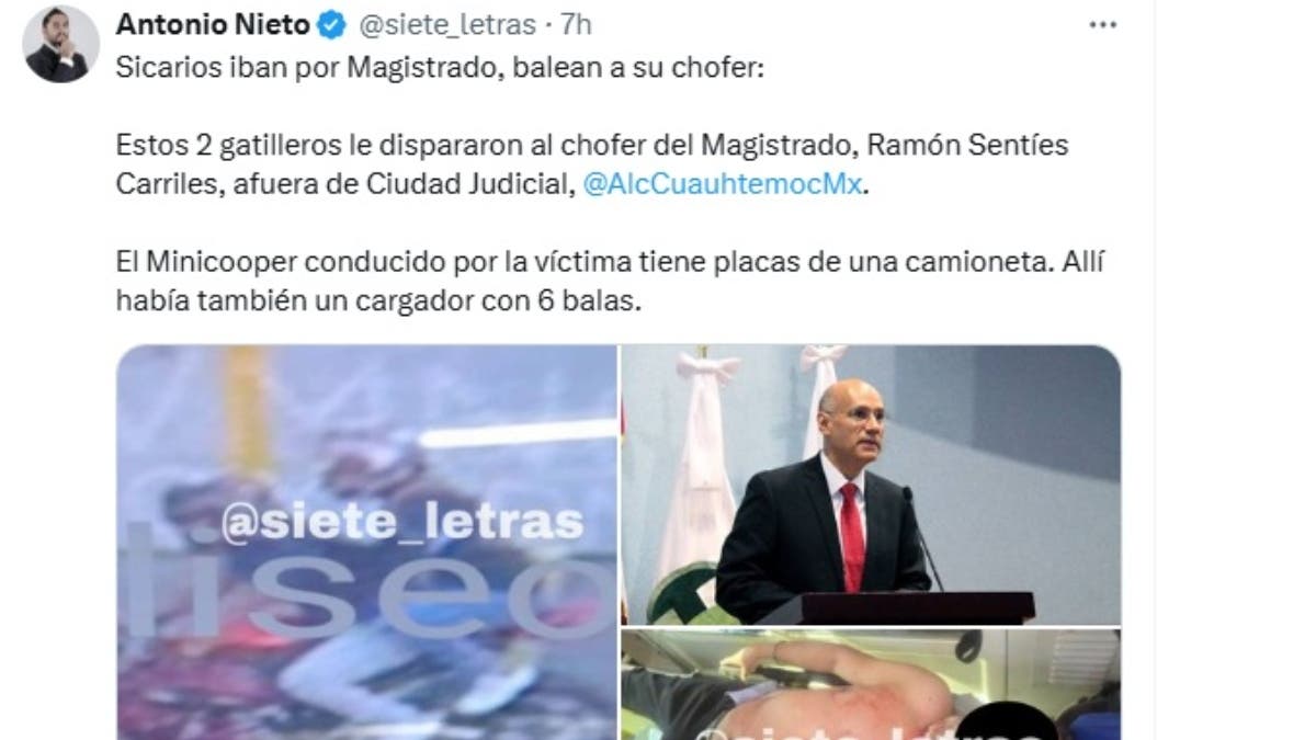 Ramon Senties Carrilles iban disparar