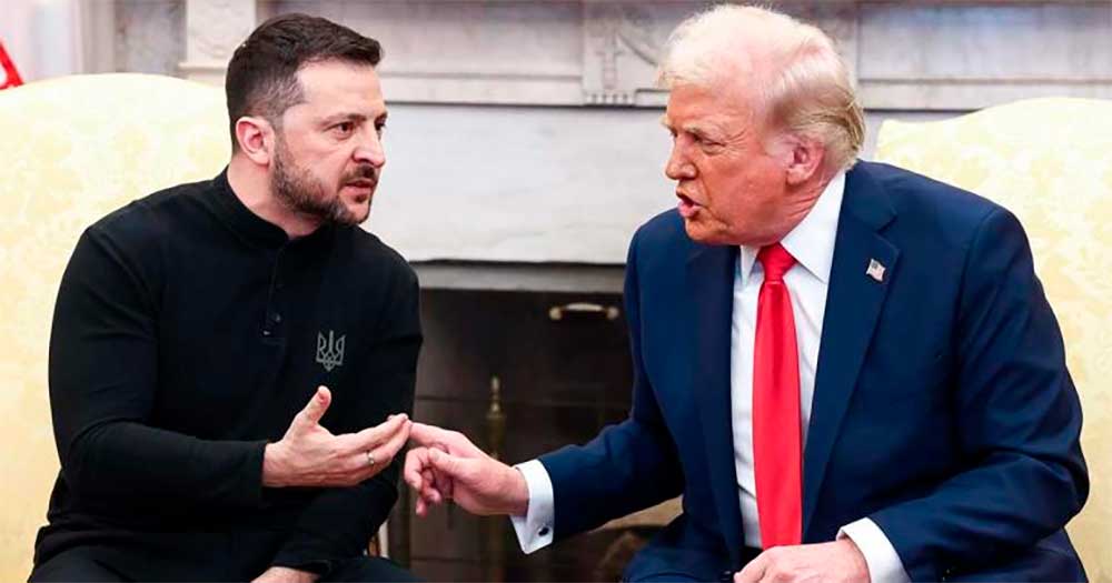 Donald Trump regaña a Zelenski 28 de febrero de 2025