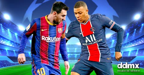 Barcelona y Messi chocan contra PSG y Mbappé en Champions League