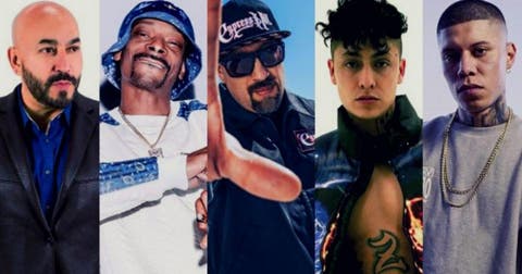 Lupillo Rivera, Snoop Dogg, B Real, Alemán y Santa Fe Klan