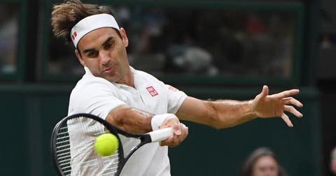 Roger Federer se instala en los cuartos de final de Wimbledon