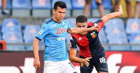‘Chucky’ Lozano es titular en la victoria de Napoli sobre el Genoa