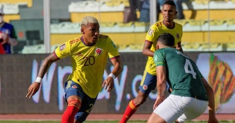 Roger Martínez anota en el empate de Colombia contra Bolivia