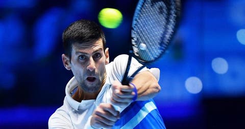 Novak Djokovic doma a Casper Ruud en su estreno en las ATP Finals de Turín