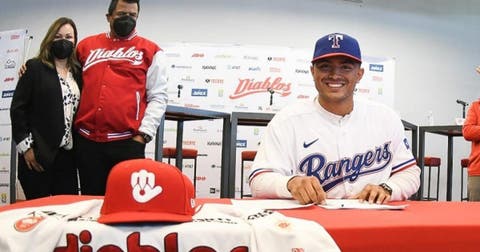 Ojeda Jr. firma con Rangers y es el quinto diablo que se va a la MLB en 2022
