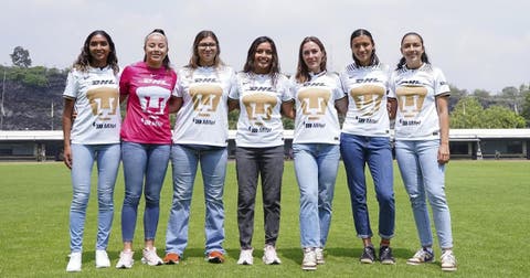 Pumas Femenil presenta a sus siete refuerzos para el Apertura 2022