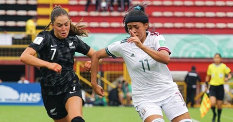 México empata con Nueva Zelanda en su presentación en el Mundial Femenil Sub 20
