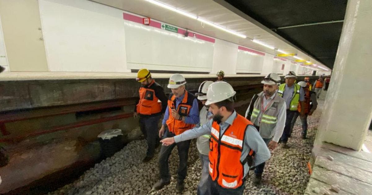 STC Metro asegura tener avance de 57% en retiro de vías, balasto y  durmientes | Diario de México