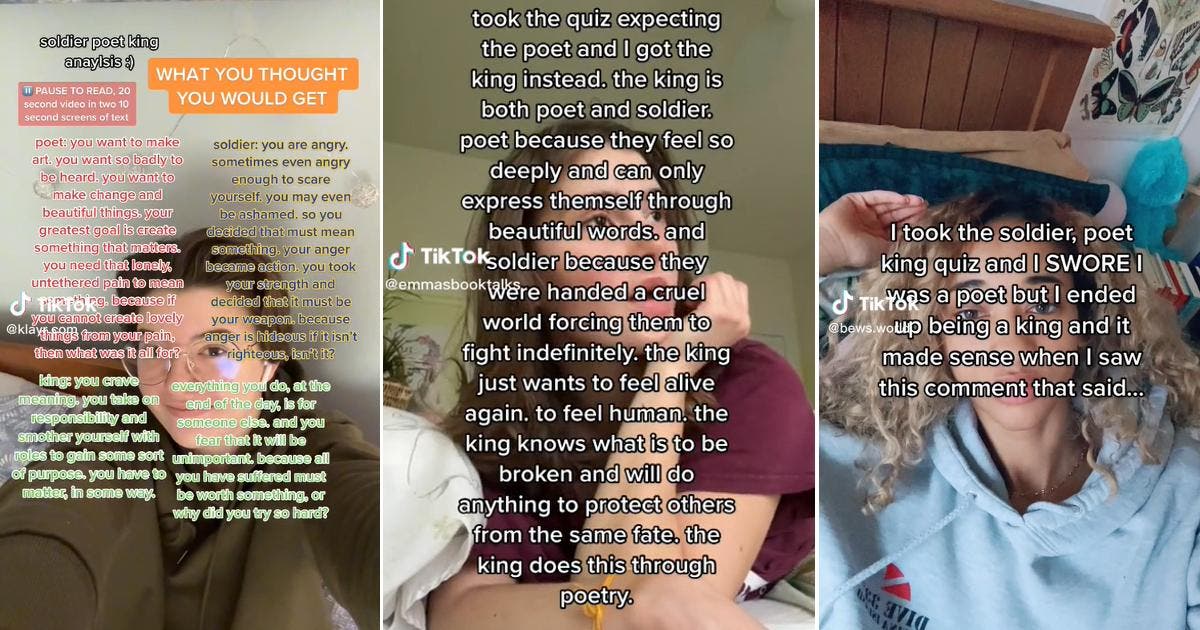 Soldier Poet King Quiz, el test