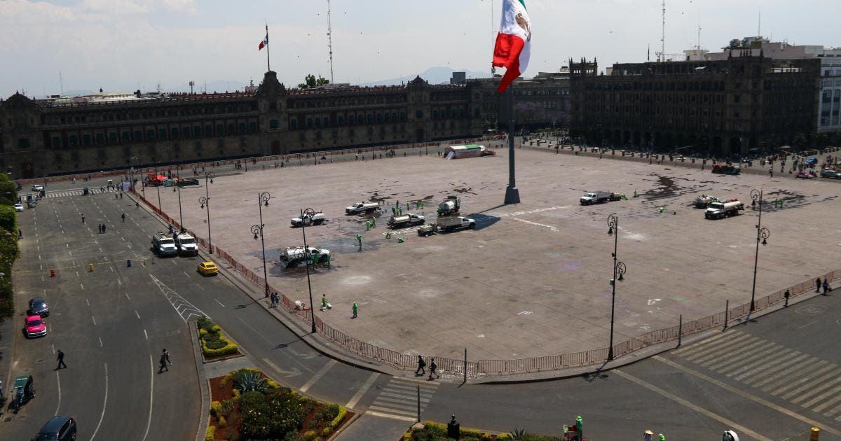 Zócalo de la CDMX inicia su etapa peatonal a partir de este sábado ...
