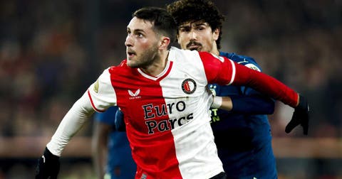 Santiago Giménez, Feyenoord vs PSV, Copa de Países Bajos