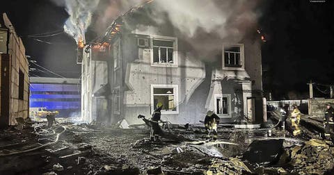 Ucrania edificios destruidos