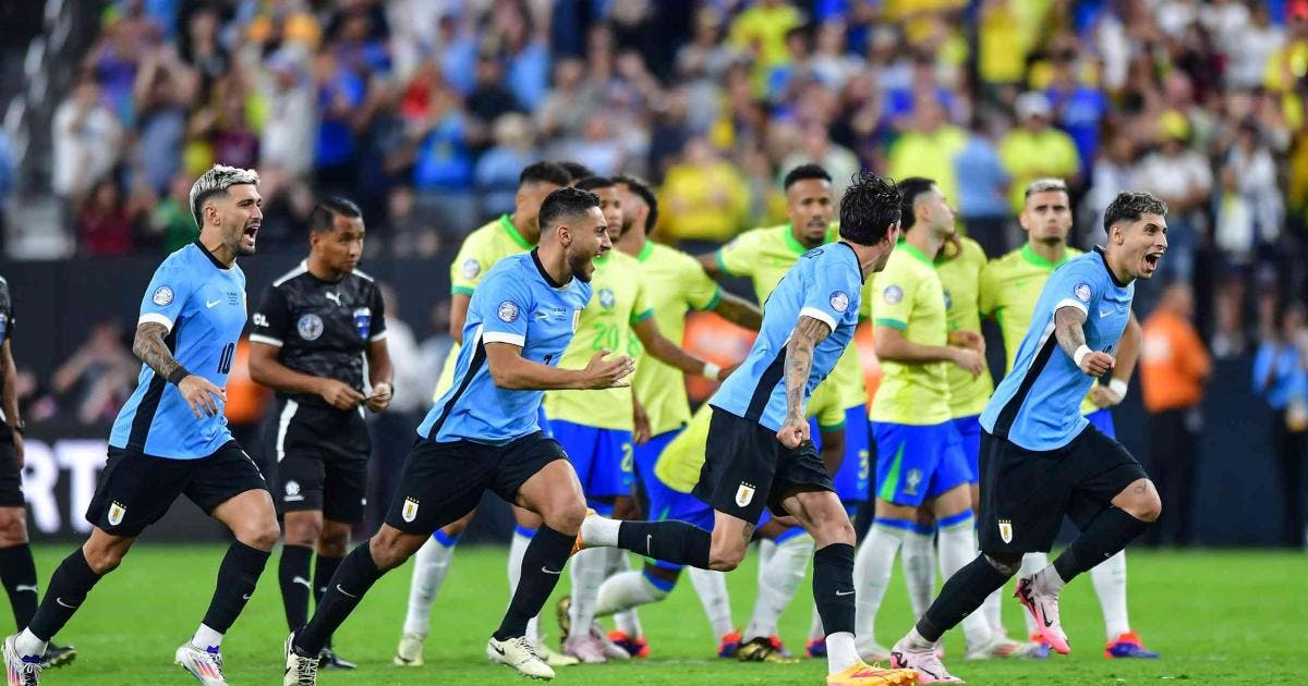 Uruguay doblega a Brasil en los penales y está en semis de la Copa