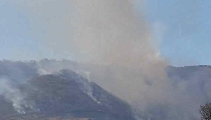 incendio Monte Alban 30 hectareas