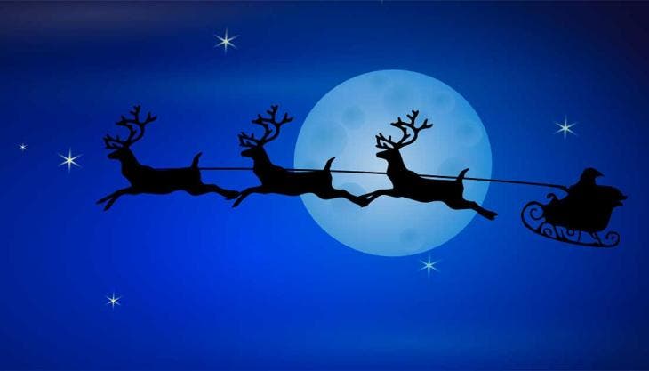 Santa Claus en Trineo