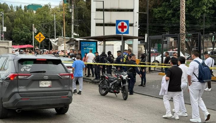 matan hombre un costado hospital La Raza