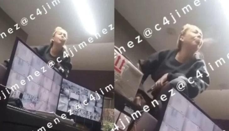 peruana escupe mujer edificio Narvarte