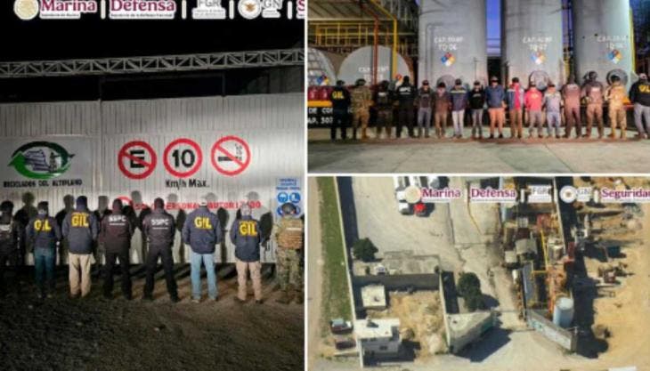 aseguran 250 mil litros de combustible en Veracruz