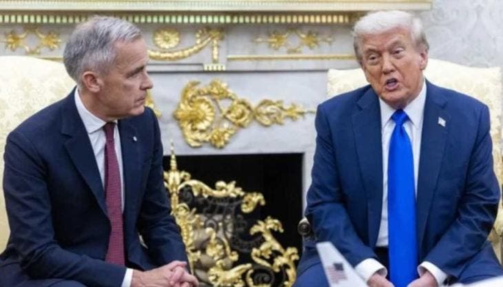 Mark Carney y Donald Trump