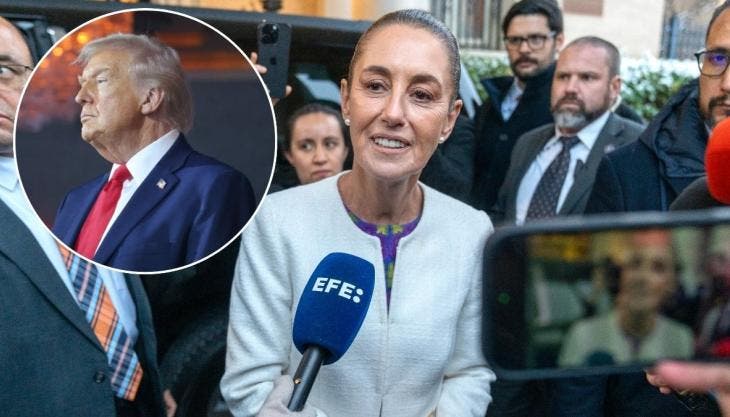 Donald Trump y Claudia Sheinbaum 