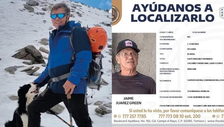 De acuerdo con información de la Brigada de Rescate Morelos, el perro que acompañaba al alpinista fue encontrado en buen estado de salud. Trascendió