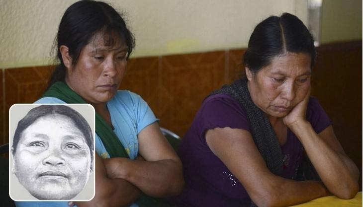 Marta Inés y Carmen Ascencio, hijas de Ernestina Ascencio Rosario