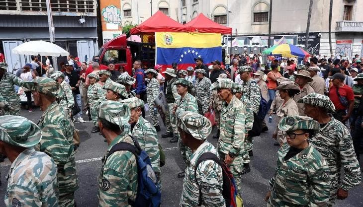 Venezuela fuerzas armadas (Foto de EFE)