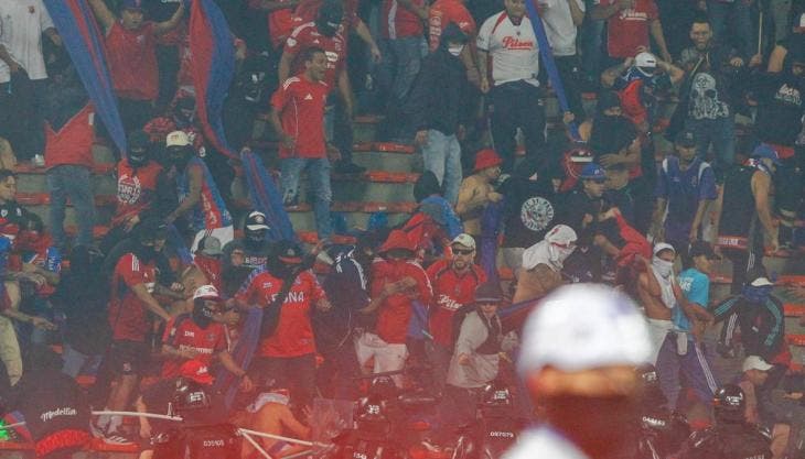 Más de 50 heridos en la Final de la Copa Colombia 2025 