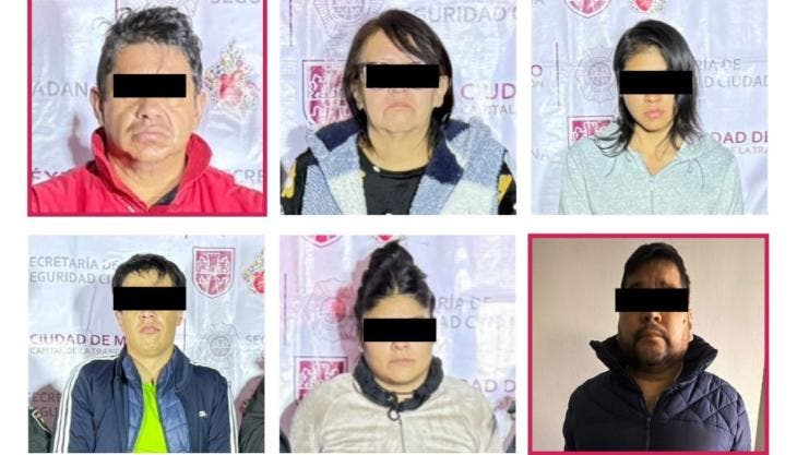 Durante las acciones operativas, las autoridades detuvieron a tres hombres y tres mujeres, además de asegurar posible droga a granel y en dosis, dos armas de fuego y cartuchos útiles