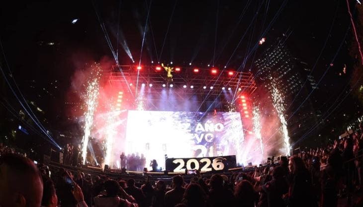 PASEO DE LA REFORMA FIESTA AÑO NUEVO 2026