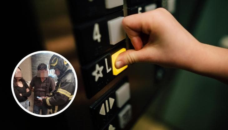 Los hechos ocurrieron alrededor de las 12:20 horas, cuando el personal de la PBI atendió un reporte emitido vía radiofrecuencia por la activación de la alarma de un elevador en un inmueble localizado sobre avenida Insurgentes Sur