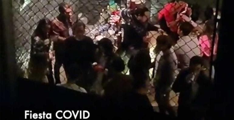 Fiesta covid en Cuajimalpa