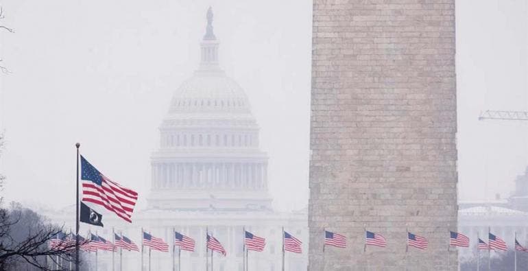 Tormenta invernal en Washington (EFE)