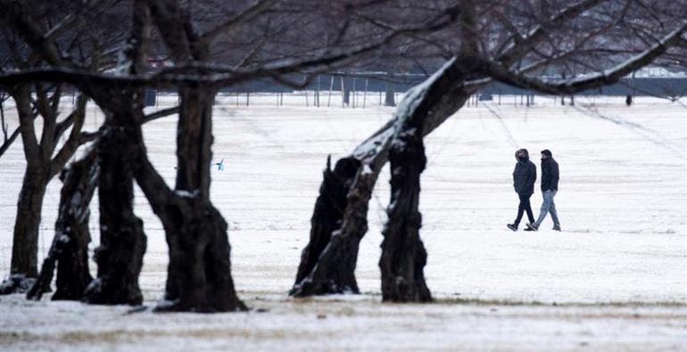 Tormenta invernal en Washington (EFE)