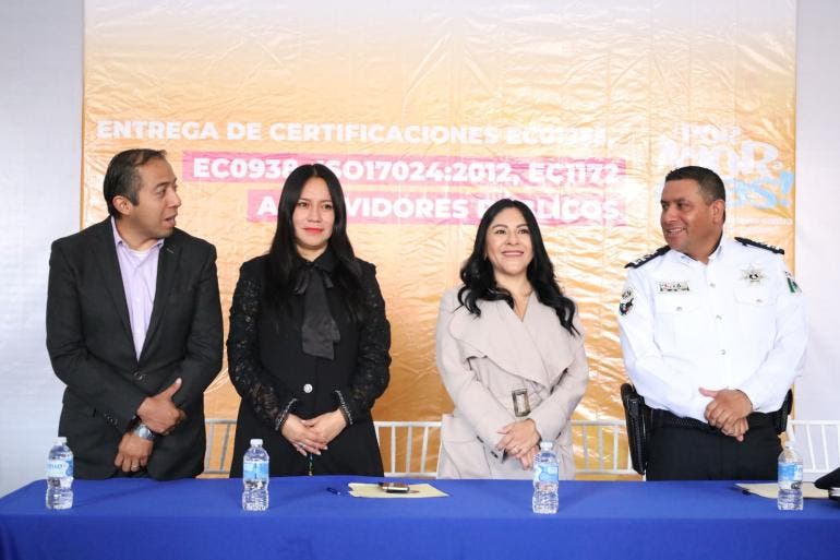 Karla Fiesco García, aseguró que lograrán tener la mejor policía del Estado de México.