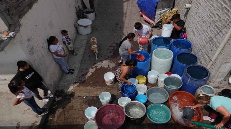 Desabasto de agua en la alcaldía de iztapalapa 