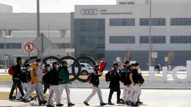 Audi Puebla Huelga Coparmex