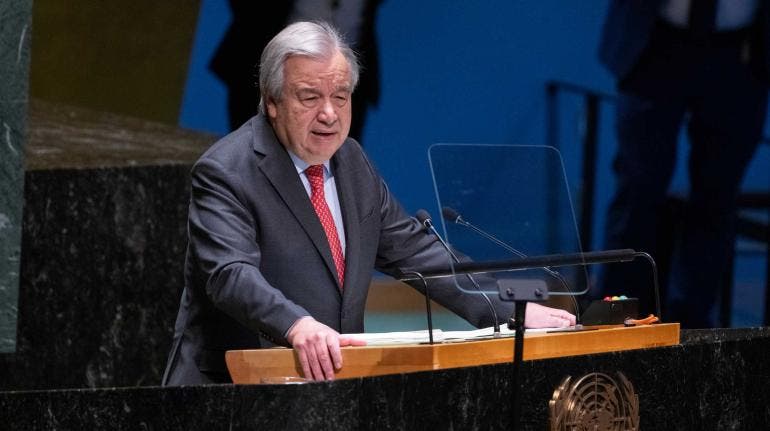 António Guterres, secretario general de la ONU