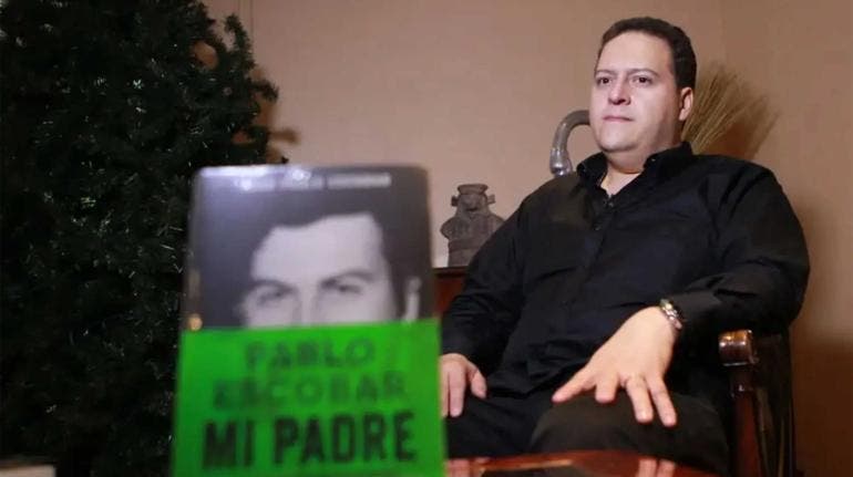 Juan Sebastián Marroquín, hijo de Pablo Escobar