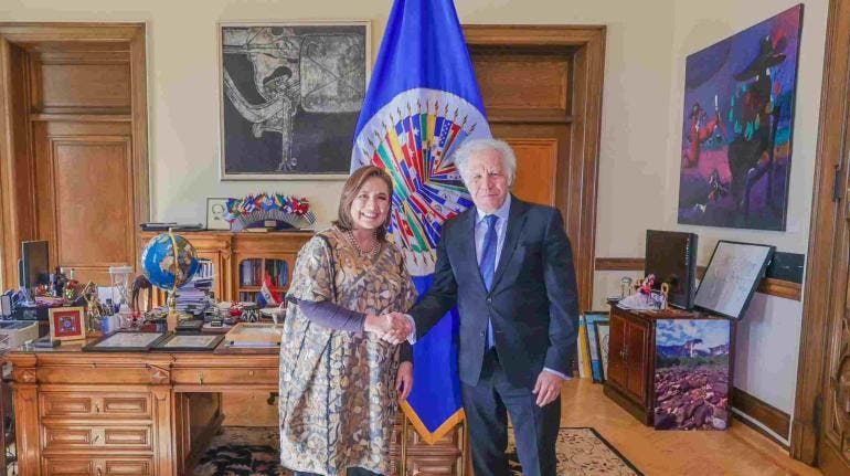 Luis Almagro OEA Xochitl Galvez