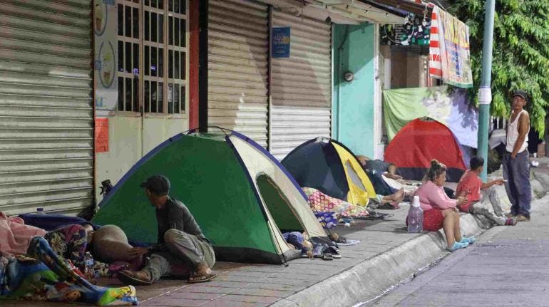 migrantes frontera sur Mexico