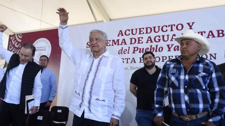 pueblo Yaqui AMLO agua Sonora