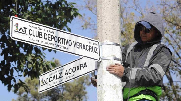 Tlalpan nomenclatura calles Alfa Gonzalez