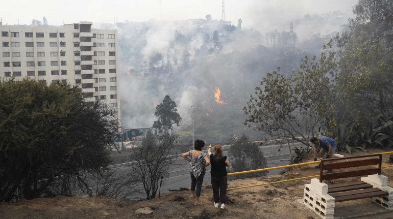 Viña del Mar, incendios